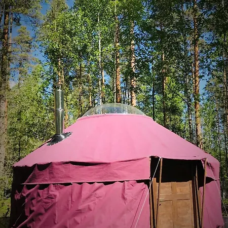 豪华帐篷 Jurtta Linkkumylly Mäntyharju